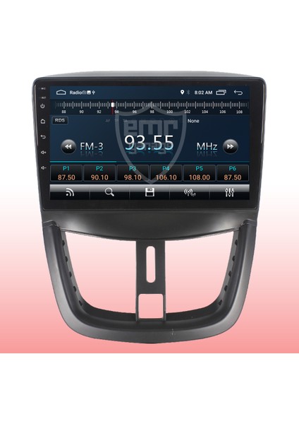 Peugeot 207 Android Carplay Navigasyon Multimedya Ekran Teyp 2gb Ram + 32GB HDD fiyatları