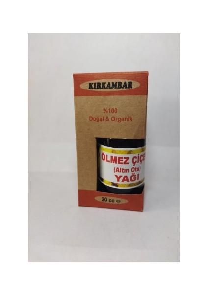 Ölmez Çiçek (Altın Otu) Yağı 20 cc