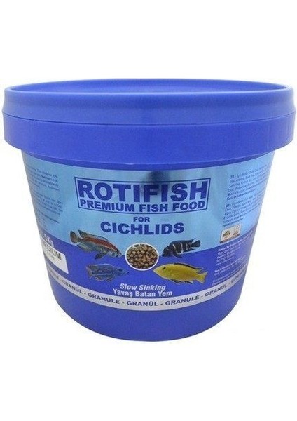 Rotıfısh Cichlid Red Gran Medium 2 mm Kovadan Bölme 100 gr