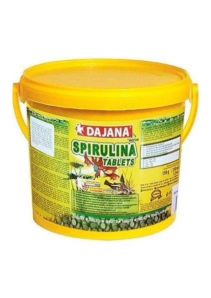 Spirulina Tablet Kovadan Bölme 100 gr