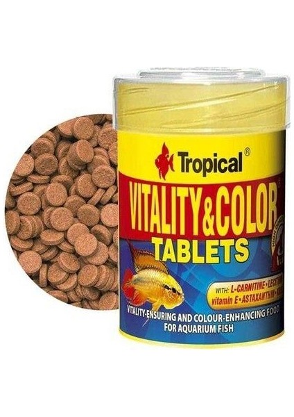 Tropıcal Vitality Color Tablets Kovadan Bölme 100 Adet