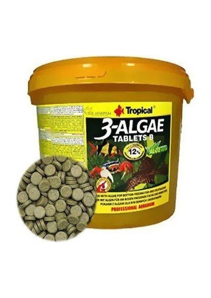 Tropıcal 3 Algae Tablet B Kovadan Bölme 100 gr