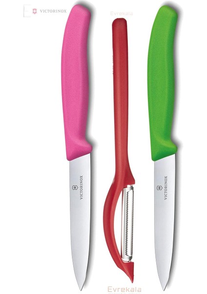 Evrekala Shop Soyacak Ve Bıçak Seti Colourful Special Victorinox Set