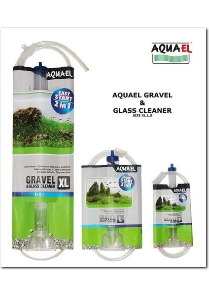 Gravel & Glass Cleaner Dip Süpürgesi L