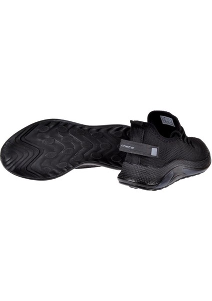 Hafif Taban Kadın Spor Ayakkabı Sneaker DUM-062 Siyah