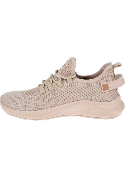Hafif Taban Kadın Spor Ayakkabı Sneaker DUM-062 Bej
