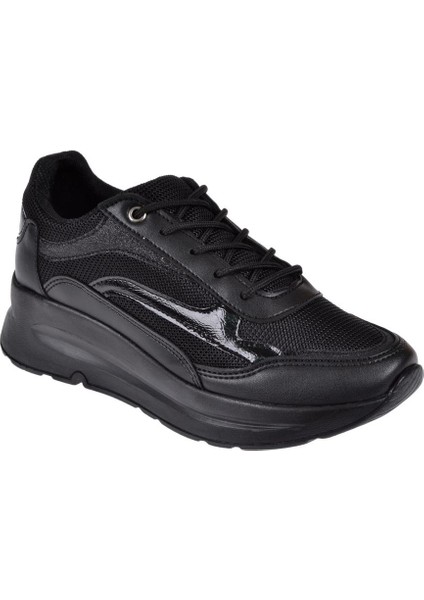 Yazlık Kadın Spor Ayakkabı Sneaker DUM-137-YZ Siyah Siyah