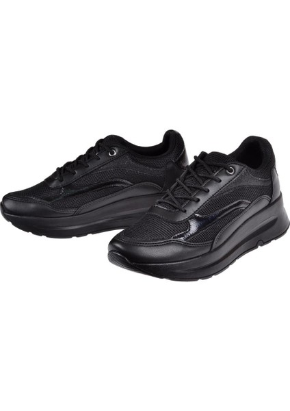 Yazlık Kadın Spor Ayakkabı Sneaker DUM-137-YZ Siyah Siyah