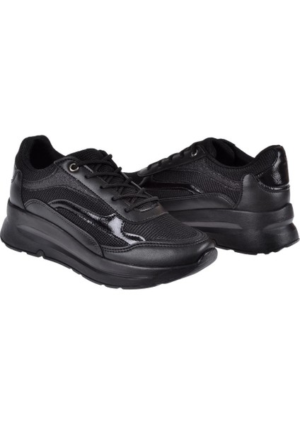 Yazlık Kadın Spor Ayakkabı Sneaker DUM-137-YZ Siyah Siyah