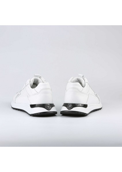 Henry Model Hakiki Deri Erkek Beyaz Sneaker
