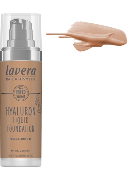 Hyaluron Likit Fondöten 30 ml | Warm Almond 06