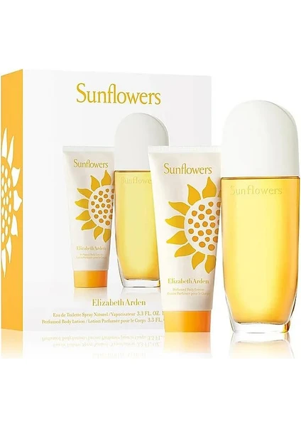 Elizabeth Arden Sunflowers EDT Spray 100 ml & Body Lotion 100 ml