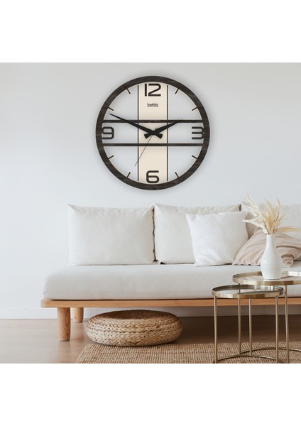 Landiwork Ahşap Modern Duvar Saati, Sessiz Mekanizmalı Duvar Saati, Dekoratif Duvar Saati, Çocuk Odası Duvar Saati, Yeni Ev Hediyesi, 42cm indirimleri