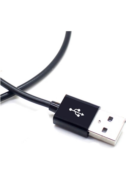 Micro USB Girişli 2.0A Hızlı Şarj ve Data Kablosu - Siyah - 30CM