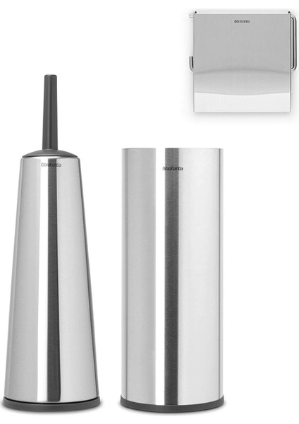 Çelik Tuvalet Aksesuarı Seti 3 Parça Evrekala