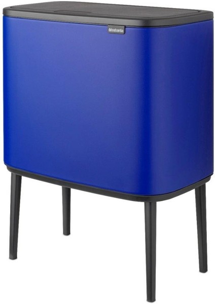 Evrekala Shop Çöp Kutusu Brabantia Mavi Ayaklı Dokunmatik 11+23 Lt indirimleri