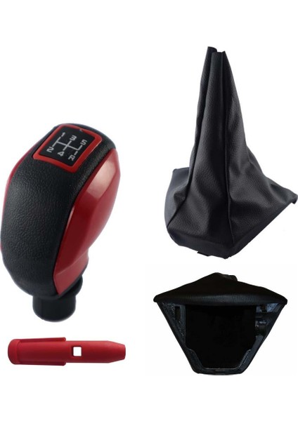 Nvr - Fiat Doblo 1-2 Kasa Spor Vites Topuzu Kırmızı Detaylı ve Körüğü Takım 2001-2009