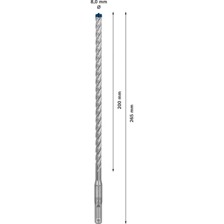 Bosch Expert Sds Plus-7x Kırıcı Delici Delme Ucu 8 x 200 x 265 mm