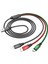 Gerlax Gd-36 Metal 3ü1 Arada Şarj ve Aktarım Kablosu, 2.4A Örgü Tasarım Şarj Kablosu, Lightning, USB C, Micro USB Şarj Kablosu 1