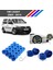 - Vw Caddy Bijon Civata Kapağı Mavi Renk 20 Adetli Set 17MM 1K06011739B9 1