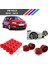- Vw Polo Bijon Civata Kapağı Kırmızı Renk 20 Adetli Set 17MM 1K06011739B9 2