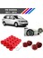 - Vw Sharan Bijon Civata Kapağı Kırmızı Renk 20 Adetli Set 17MM 1K06011739B9 2