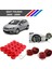 - Seat Toledo Bijon Civata Kapağı Kırmızı Renk 20 Adetli Set 17MM 1K06011739B9 2