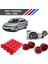 - Seat Cordoba Bijon Civata Kapağı Kırmızı Renk 20 Adetli Set 17MM 1K06011739B9 2