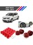 - Seat Ibiza Bijon Civata Kapağı Kırmızı Renk 20 Adetli Set 17MM 1K06011739B9 2