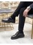 BLACK TAKON 3014 HAKİKİ DERİ ERKEK CASUAL SİYAH 3