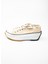 231904 Bej Kalın Taban Keten Kadın Sneaker 3