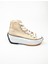 231905 Bej Kalın Taban Bilekli Kadın Sneaker 2