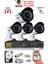 4 Kameralı Güvenlik Kamerası Seti - Yüz Tanımalı - Fullhd - Gece Görüşlü - Cepten İzleme 1