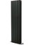 1200 x 395 mm Amber Dikey Antrasit Alüminyum Radyatör Standart Bağlantı 1