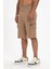 Rope Sweatshorts Camel Kahverengi Erkek Şort 4