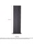 1800 x 475 mm Lilac Dikey Antrasit Alüminyum Radyatör Standart Bağlantı 2