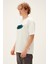 Taped T-Shirt Beyaz Baskılı Erkek Tişört 3
