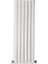 1500 x 475 mm Lilac Dikey Beyaz Alüminyum Radyatör Standart Bağlantı 1
