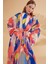 Desenli Renkli Kimono Kaftan P2330 2
