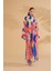Desenli Renkli Kimono Kaftan P2330 4