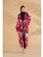 Batik Desenli Fuşya Kimono Kaftan P2341 2