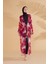 Batik Desenli Fuşya Kimono Kaftan P2341 3