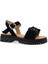 Kadın Sandalet 5A4722PE Comart 4722 Velour Mıamı Nero 1
