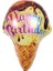 Dondurmalı Happy Birthday Folyo Balon 1