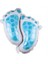 Ayak Folyo Balon Mavi 65 cm 1