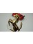 S F Ferrari Horse At Logo Gold Metal Bagaj Logo Amblem Arma 4