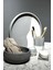 Beyaz Antrasit Beton Banyo Seti 1