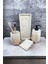 Beton Banyo Seti Bej Renkli 4 Parça Kırılmaya Dayanıklı Modern Tasarım 3