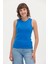 Kadın Saks T-Shirt 50266320-VR045 1