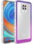 Xiaomi Redmi Note 9s Simli ve Renk Geçiş Tasarımlı Lens Korumalı Silikon Kılıf 1